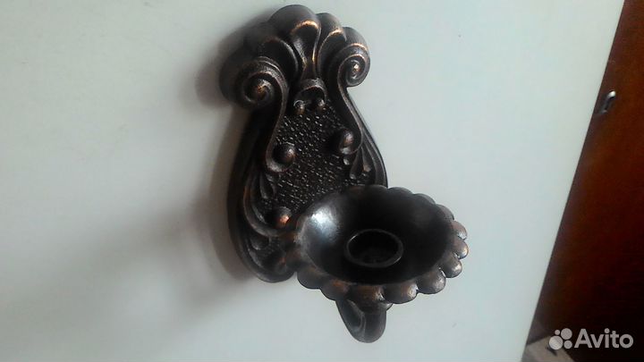 Подсвечник на 1 свечу времен СССР настенный винтаж