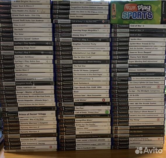 Игры для PS2 лицензия