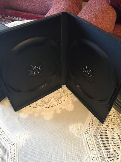 Футляр, коробка, бокс для DVD дисков(на 2,4,6 д)