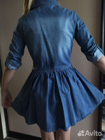 Джинсовое платье