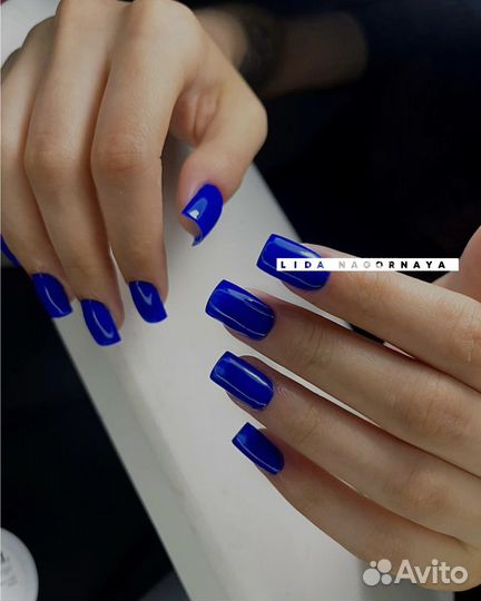 Маникюр наращивание гель лак парголово