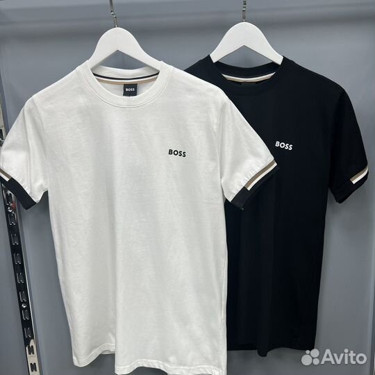 Футболка мужская новая boss