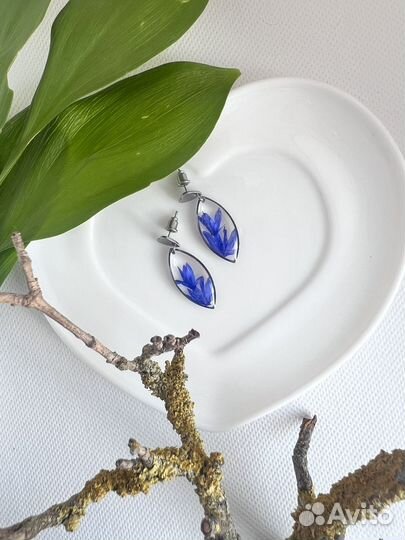 Серьги из медицинской стали