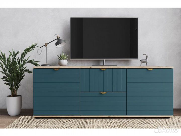 Тв-тумба Монблан-1 Line Aquamarine