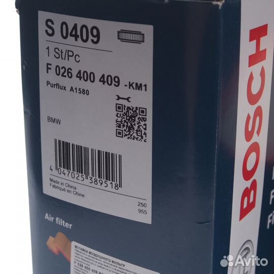 Фильтр воздушный BMW 3 (F30),5 (F10),X3 (F25),X5