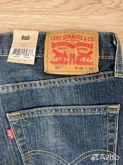 Джинсы Levis 527 Slim Boot Cut (W33 L32) оригинал