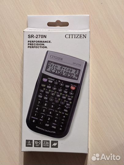 Инженерный калькулятор citizen