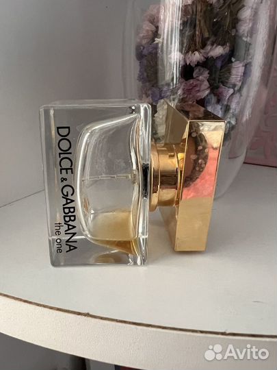 The One Dolce&Gabbana, флакон с остатком парфюма