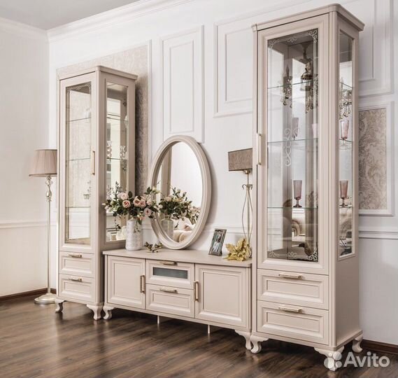 Гостиная тв Группа стиль неоклассика