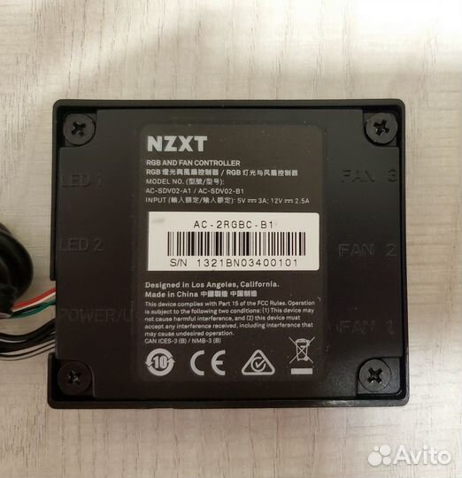 Контроллер nzxt RGB & Fan Controller