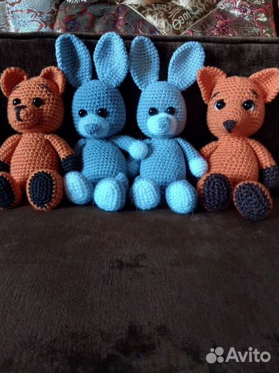 Мягкие игрушки вязаные