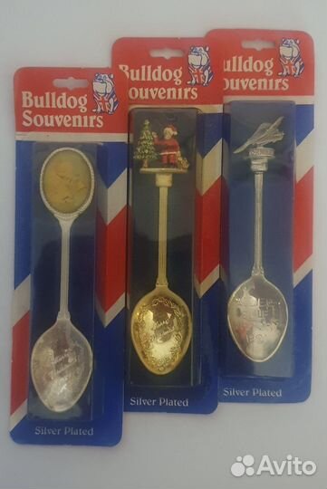 Редкие сувенирные ложки винтажные Англия W.A.P.W