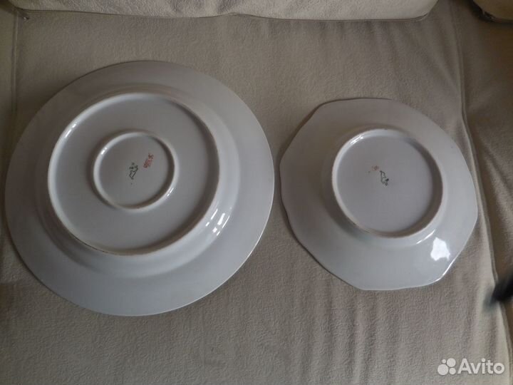 Кофейная пара Бабочки немецкий фарфор и др