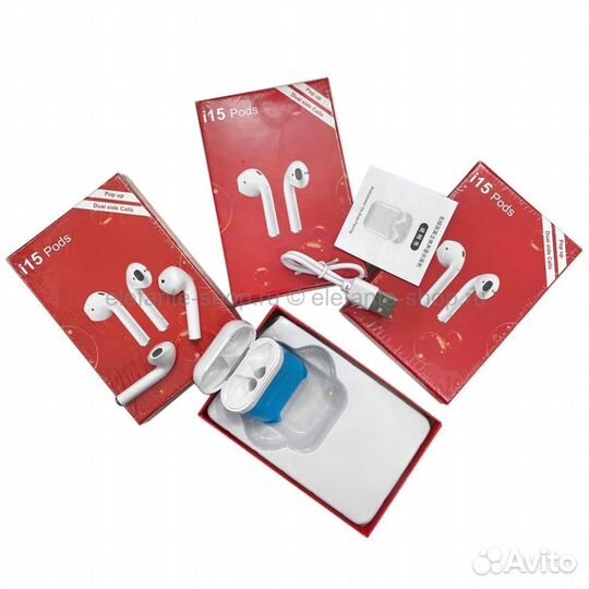 Беспроводные наушники i15 pods TWS