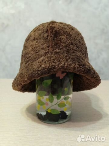 Шляпка натуральный каракуль