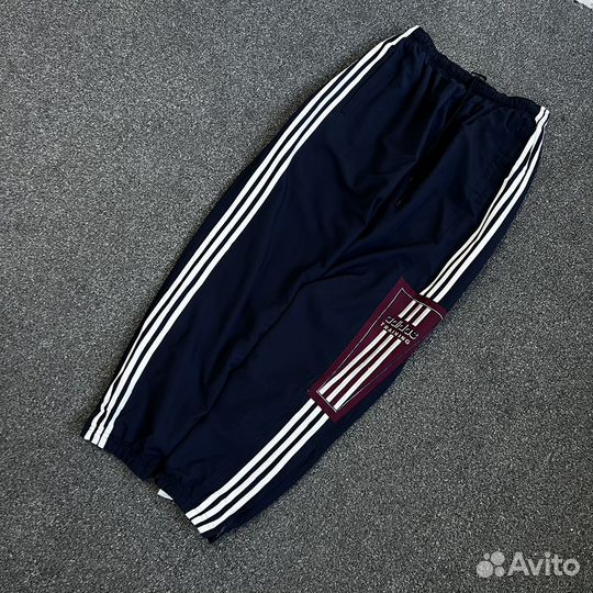 Широкие спортивные штаны Adidas retro vintage