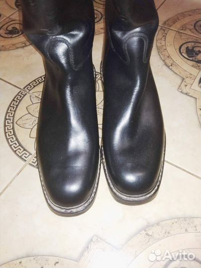 Немецкие хромовые сапоги 41,5-42 размера