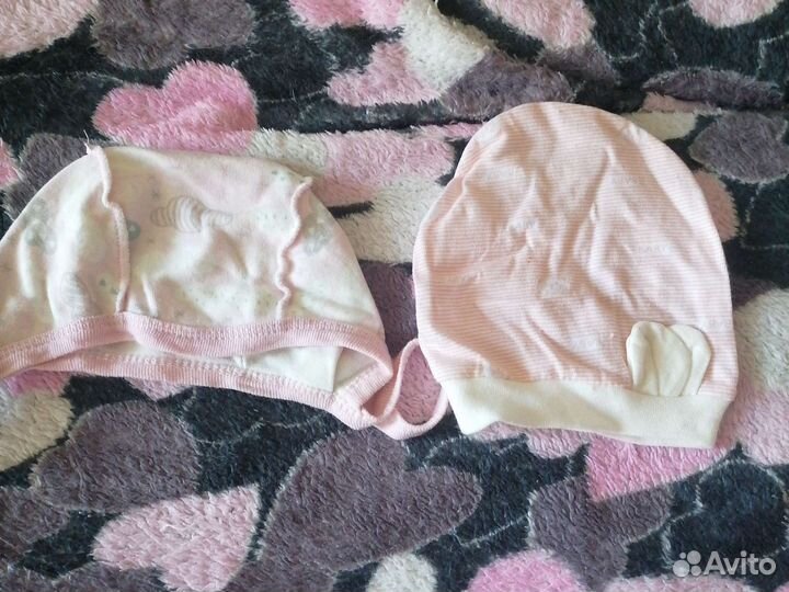 Пакет одежды на девочку от рождения до полугода