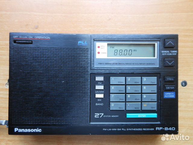 Радио приемник panasonic RF-B40DL