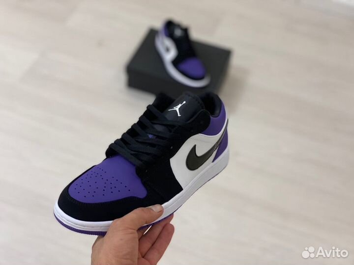 Кроссовки Air Jordan 1 Low Court Purple (36-45)