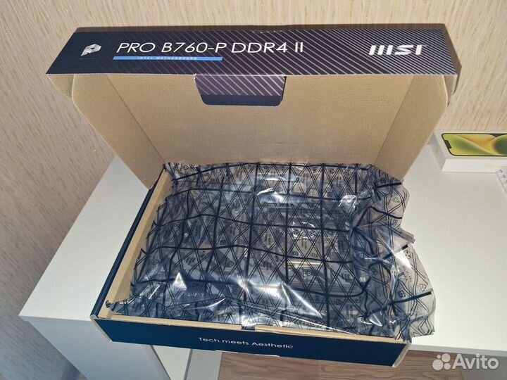 Материнская плата с процессором