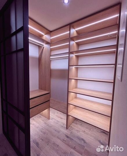 Гардеробная на заказ за 5 дней