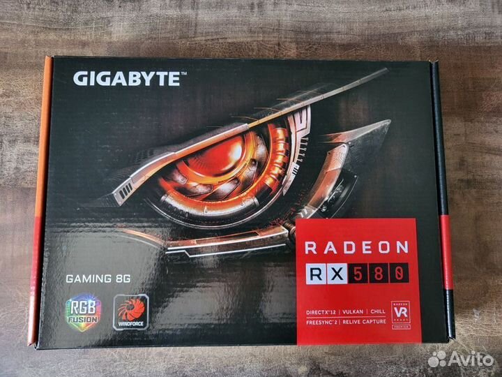 Видеокарта gigabyte RX 580