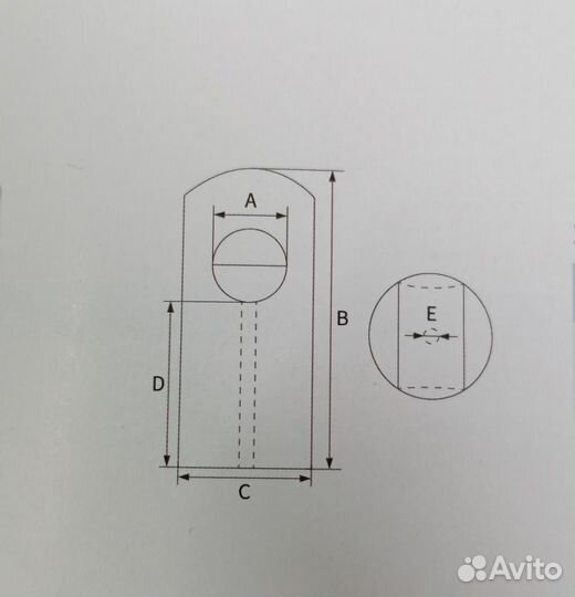 Крепление леера из нержавейки aisi 316