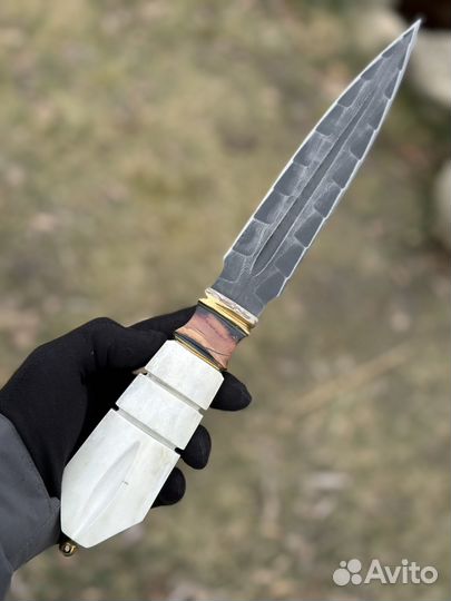 Авторский нож ручной работы/Дамасск