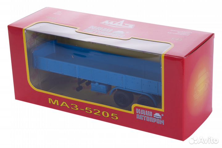 Маз-5205 полуприцеп, синий Н855