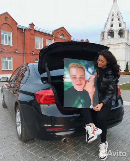 Портрет на холсте мужчине в подарок