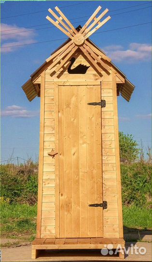 Дачный туалет деревянный Т757
