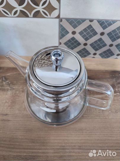 Чайник заварочный 1300 мл / гейзерная кофеварка