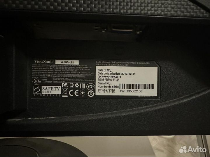 Монитор Viewsonic VA2245a-LED