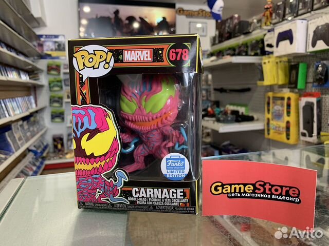 carnage funko pop 678