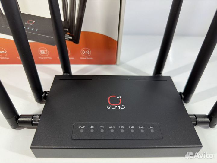 Wi-Fi роутер сим-картой 4G (Прошитый) На все симки