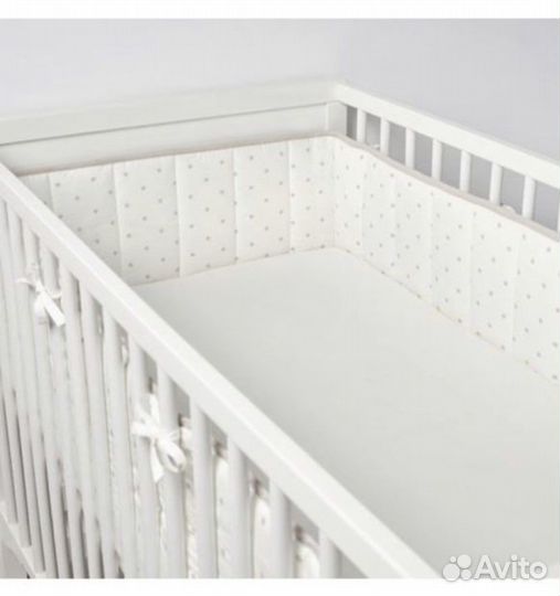Бортики в кроватку икея