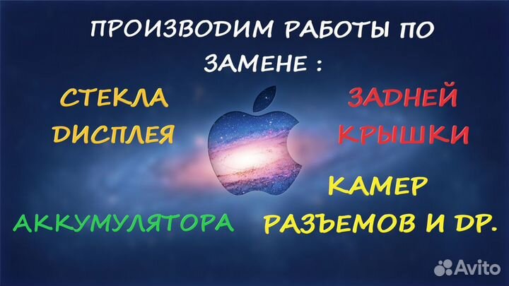 Дисплей на iPhone X, XR, XS, XS Max, 11, 11Pro, 12