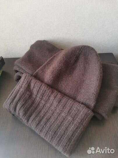 Комплект шапка шарф женский
