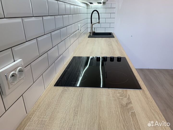 Прямая кухня новая мдф ксп:31983