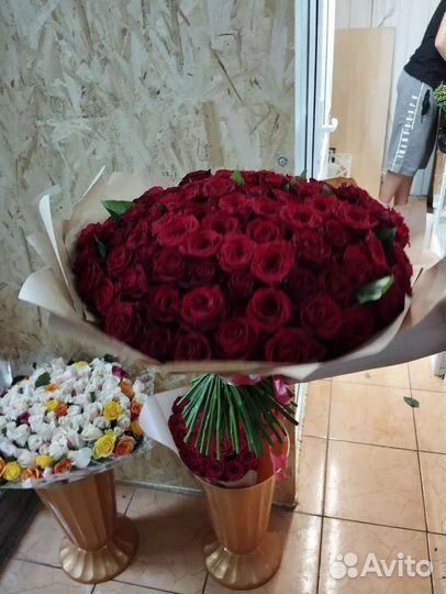 101 Роза, букет 40 см