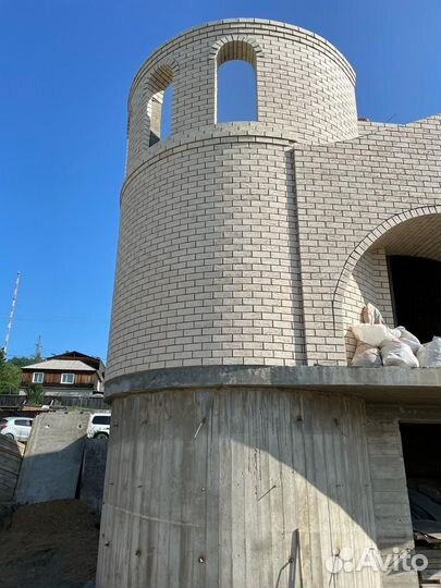 Лицевой кирпич Сливки Рустика меланж ГОСТ