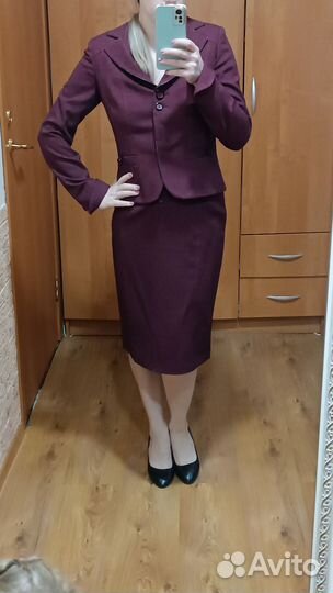 Костюм тройка брючный юбка