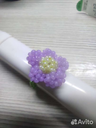 Кольцо из бисера 