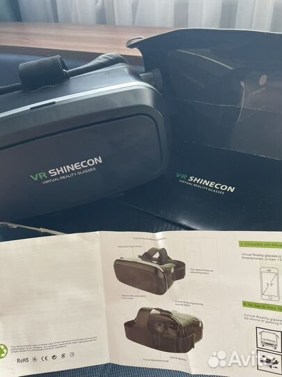 Маска, виртуальные очки VR shinecon