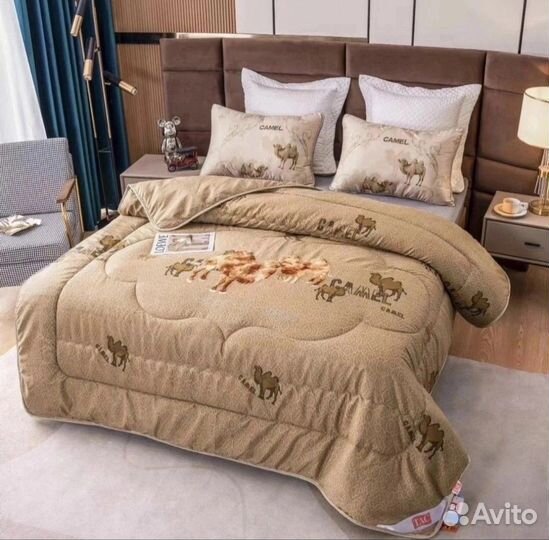 Одеяло из натурального верблюжьего шерсти