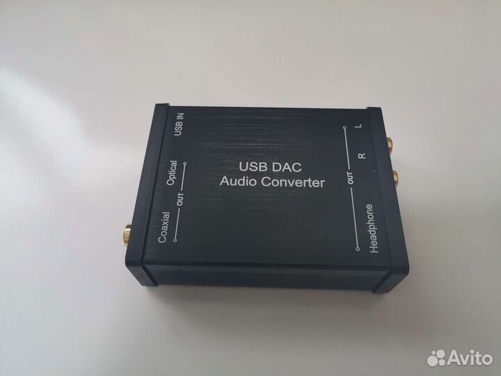 Цап USB (внешняя звуковая карта для ноутбука, пк)