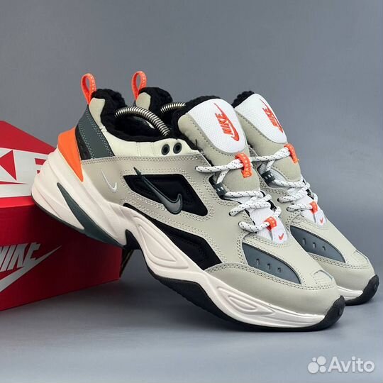 Стильные Nike Tekno Зима с мехом