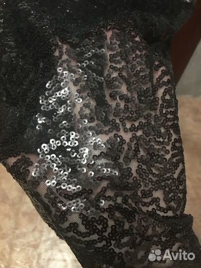 Юбка с пайетками миди