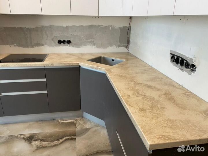 Столешница для кухни из камня